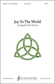 Joy to the World SATB choral sheet music cover Thumbnail